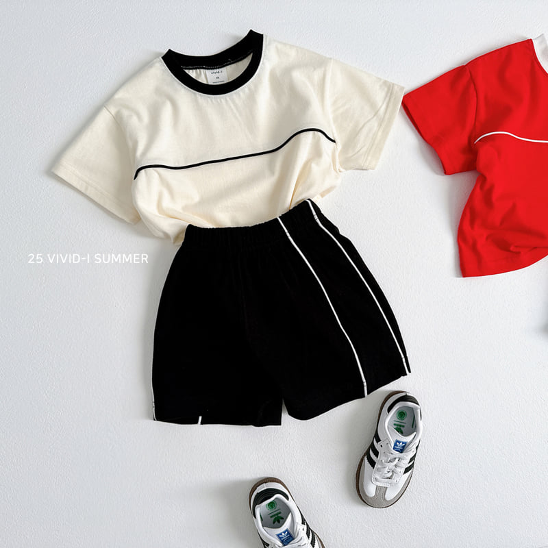 Vivid I - Korean Children Fashion - #childofig - Two Way Stripe Shorts - 11