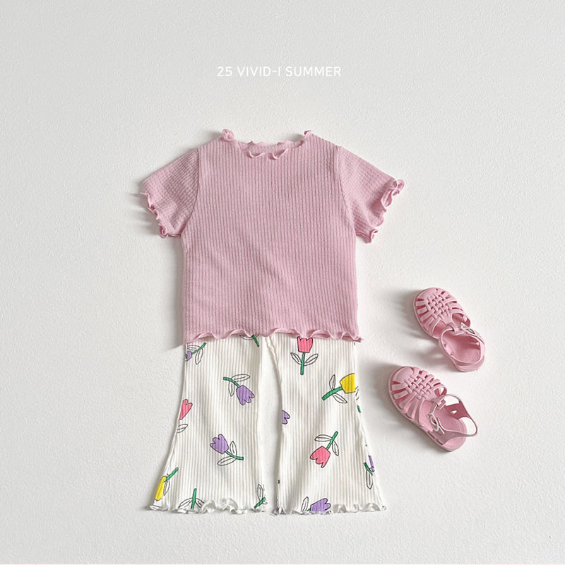 Vivid I - Korean Children Fashion - #childofig - Pattern Wave Pants - 9