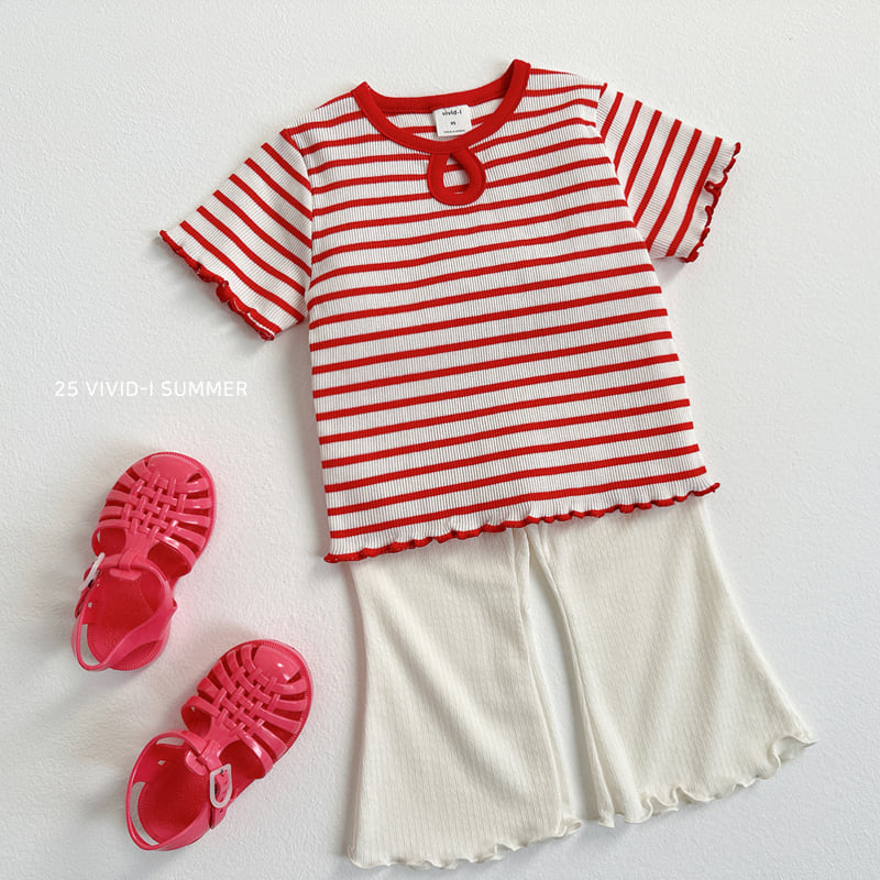 Vivid I - Korean Children Fashion - #childofig - Soap Ribbed Bootscut Pants - 12