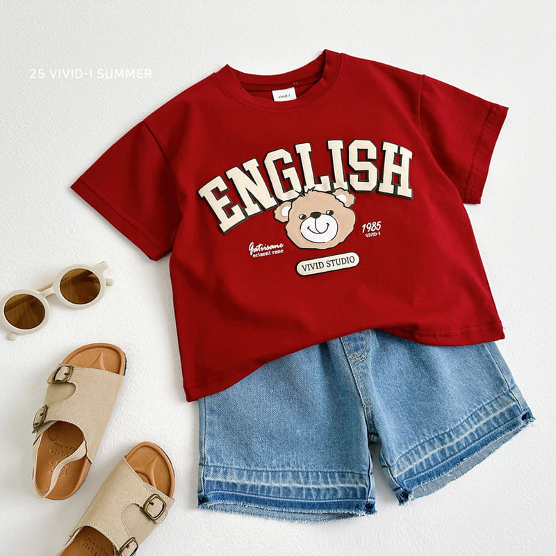 Vivid I - Korean Children Fashion - #childofig - 3D Bear Short Sleeve Tee - 10