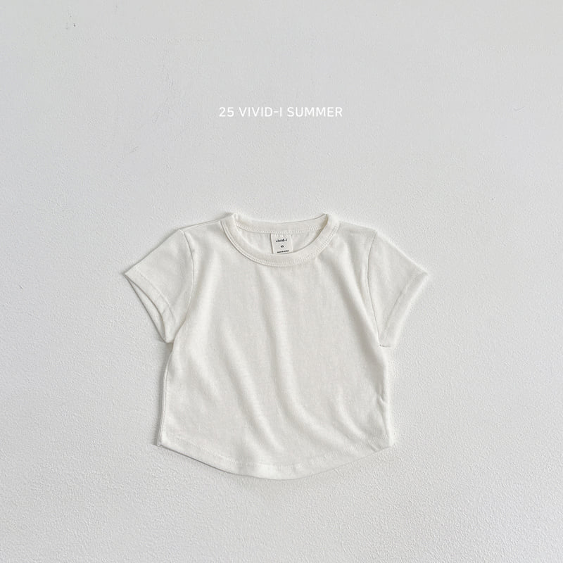 Vivid I - Korean Children Fashion - #childofig - Rounded Hem Long Tee - 5