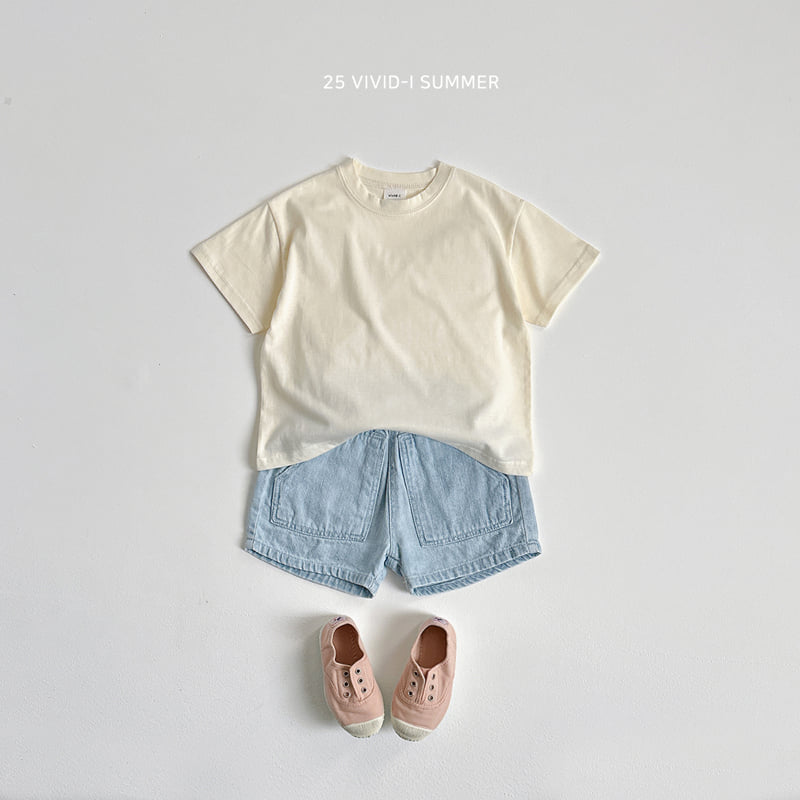 Vivid I - Korean Children Fashion - #stylishchildhood - Oversized Long Short Sleeve Tee - 4