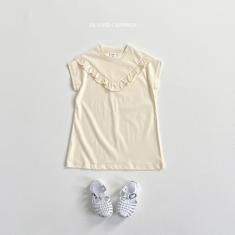 Vivid I - Korean Children Fashion - #prettylittlegirls - V Frill One-piece - 4