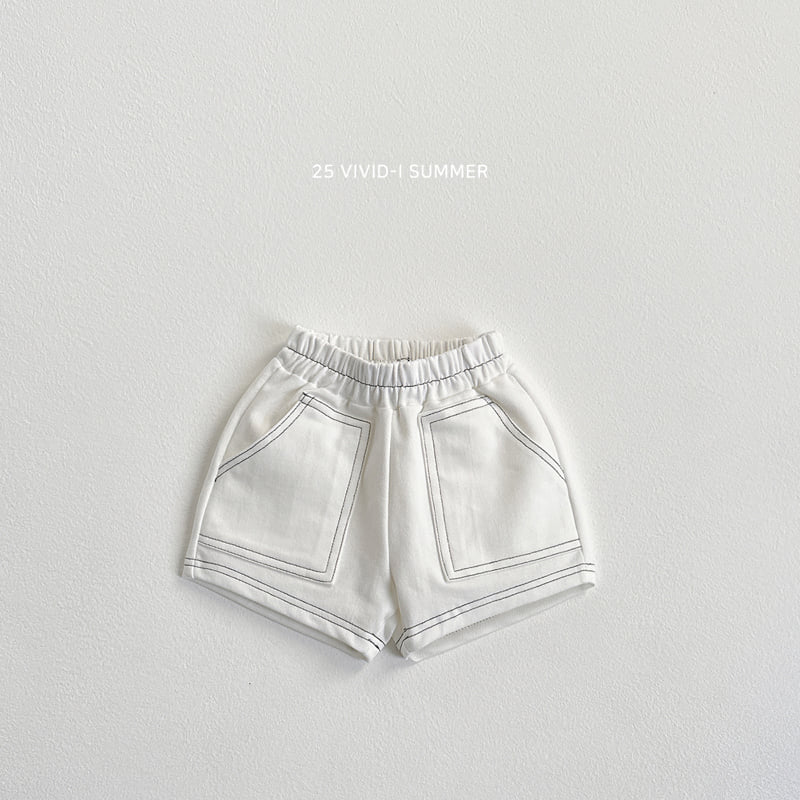 Vivid I - Korean Children Fashion - #childofig - Stretch Pocket Shorts - 3