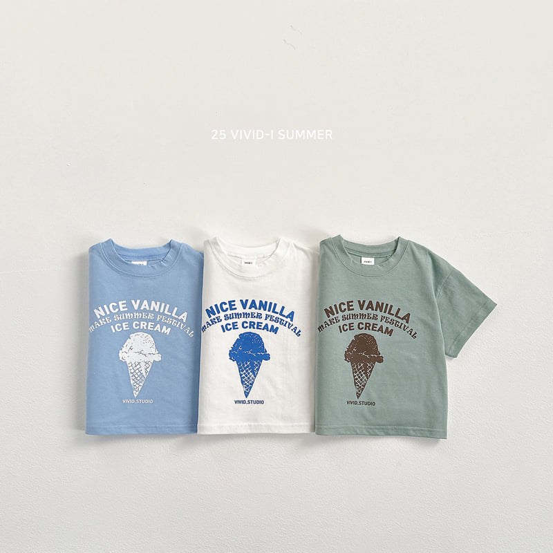 Vivid I - Korean Children Fashion - #childofig - Ice Cream Cone Tee