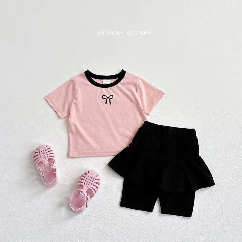 Vivid I - Korean Children Fashion - #childofig - Ribbon Ringer Tee - 10