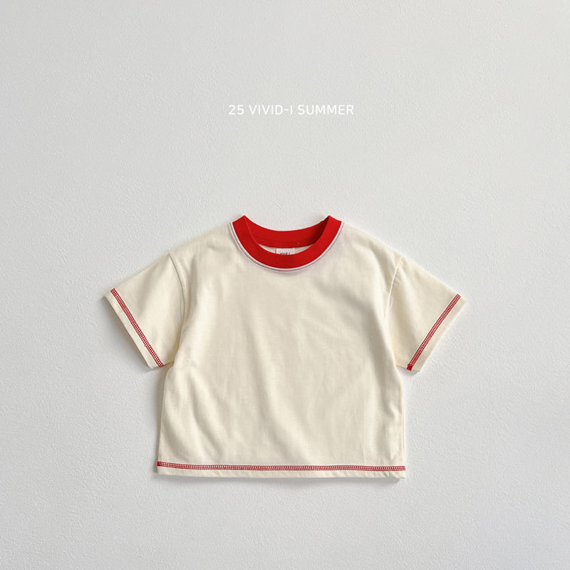 Vivid I - Korean Children Fashion - #childrensboutique - Raglan Stitch Tee - 6