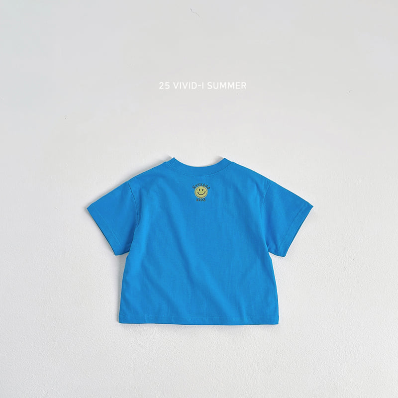 Vivid I - Korean Children Fashion - #childrensboutique - Rear Smile Point Tee - 5