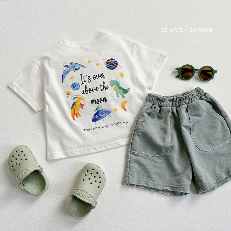 Vivid I - Korean Children Fashion - #childrensboutique - Space Dino Short Sleeve Tee - 9