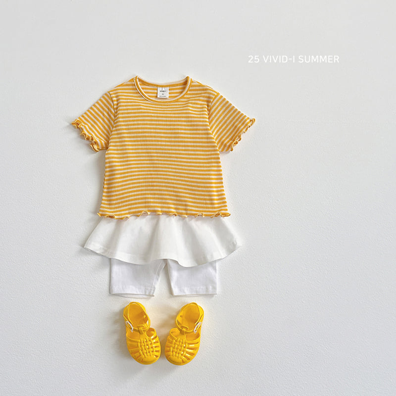 Vivid I - Korean Children Fashion - #childrensboutique - Stripe Wave Set - 8