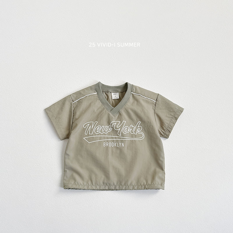 Vivid I - Korean Children Fashion - #childrensboutique - Drawstring Short Sleeve Tee - 5