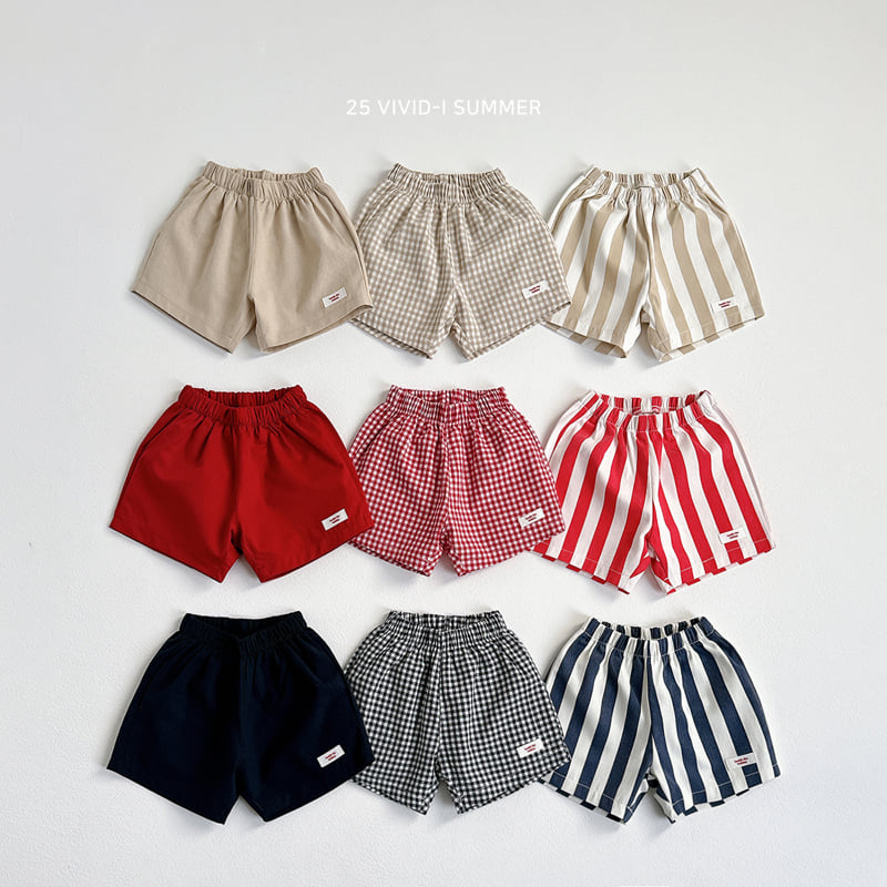 Vivid I - Korean Children Fashion - #childrensboutique - Label Point Pants