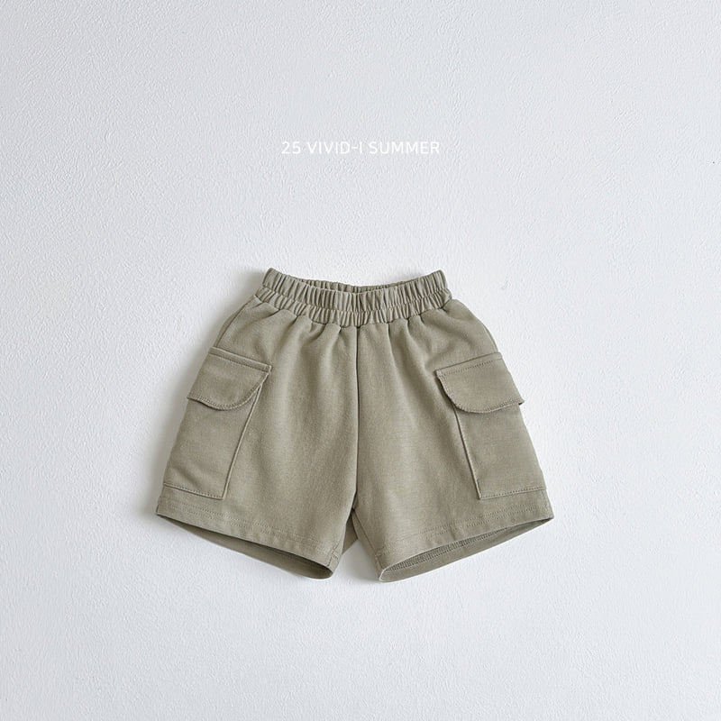 Vivid I - Korean Children Fashion - #childrensboutique - Cargo Half Pants - 5
