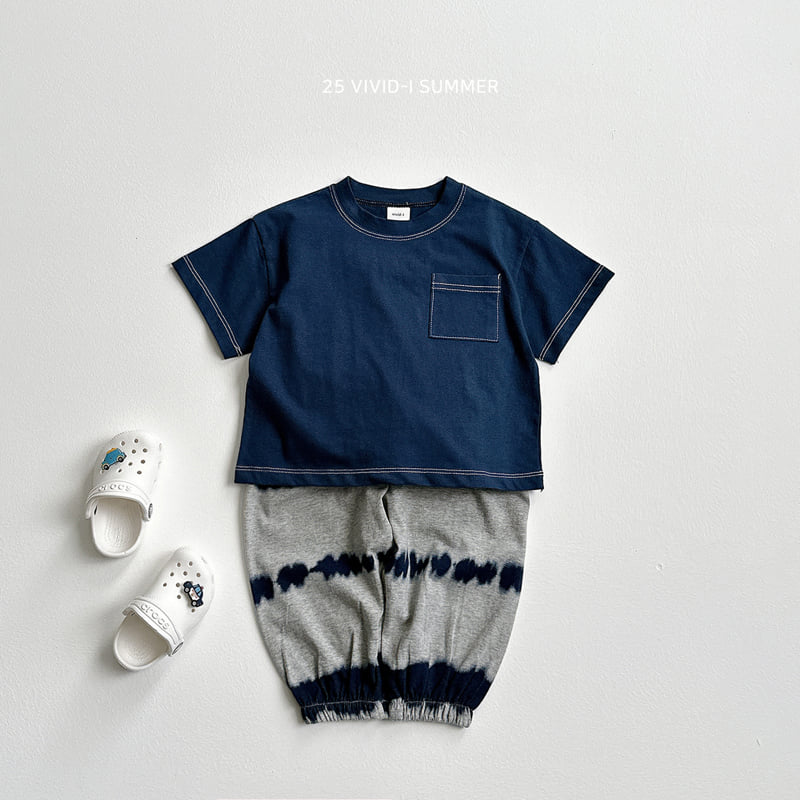 Vivid I - Korean Children Fashion - #childrensboutique - Pocket Stitch Short Sleeve Tee - 12