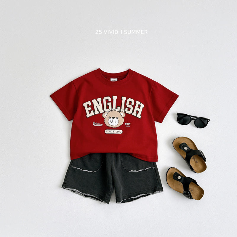Vivid I - Korean Children Fashion - #childrensboutique - 3D Bear Short Sleeve Tee - 11