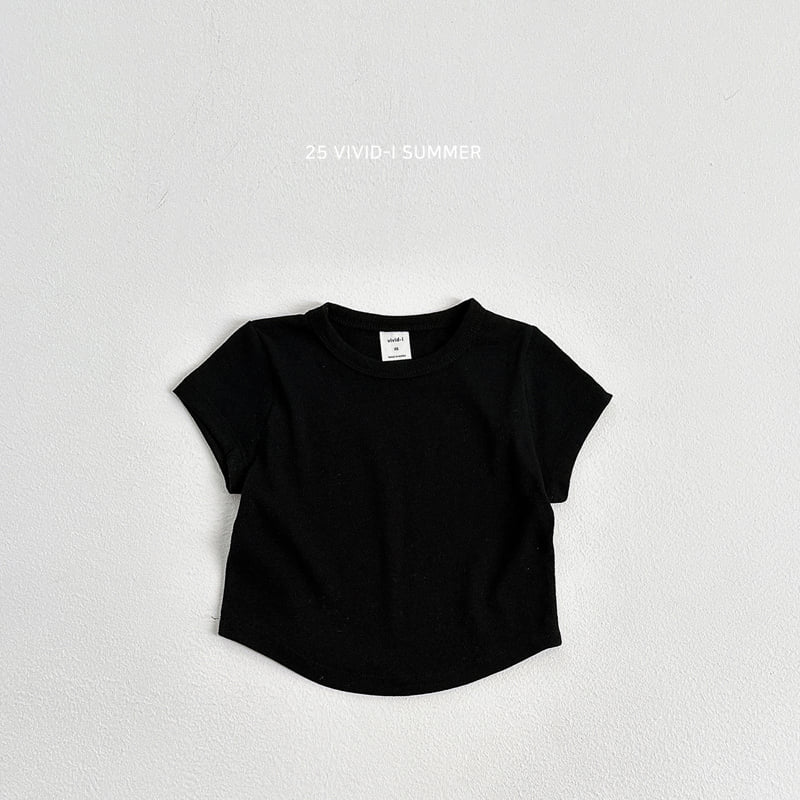 Vivid I - Korean Children Fashion - #childrensboutique - Rounded Hem Long Tee - 6