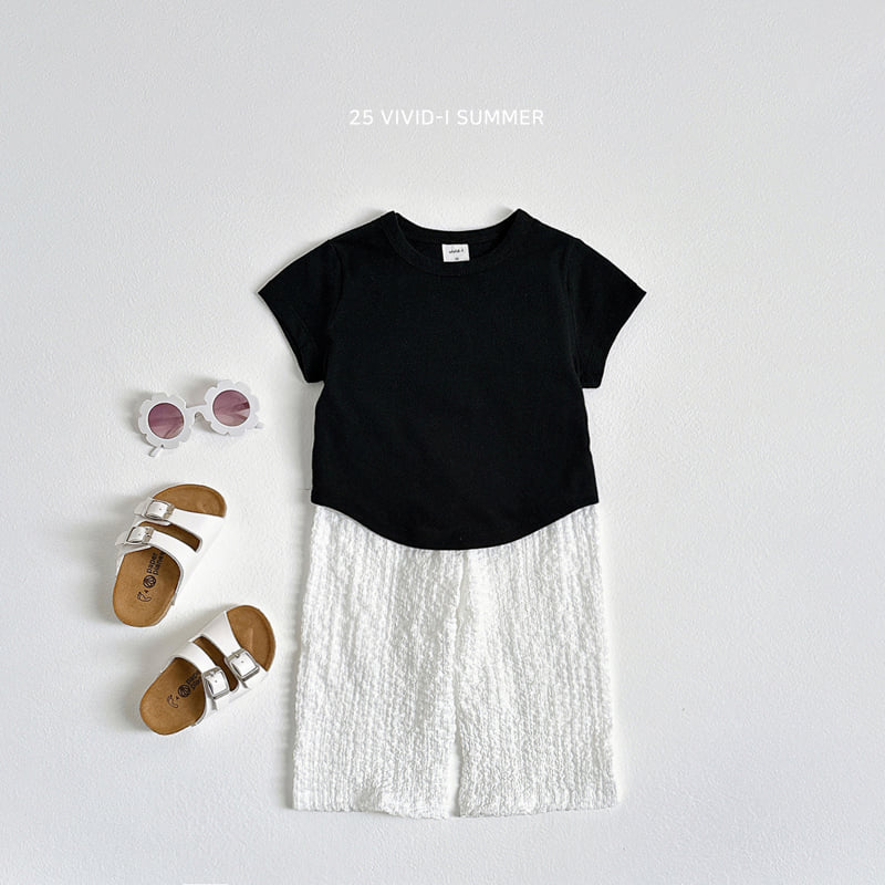 Vivid I - Korean Children Fashion - #childrensboutique - Crinkle Wide Pants - 12