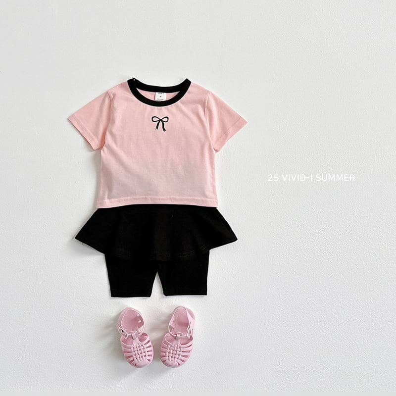 Vivid I - Korean Children Fashion - #childrensboutique - Ribbon Ringer Tee - 11