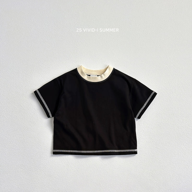 Vivid I - Korean Children Fashion - #designkidswear - Raglan Stitch Tee - 7