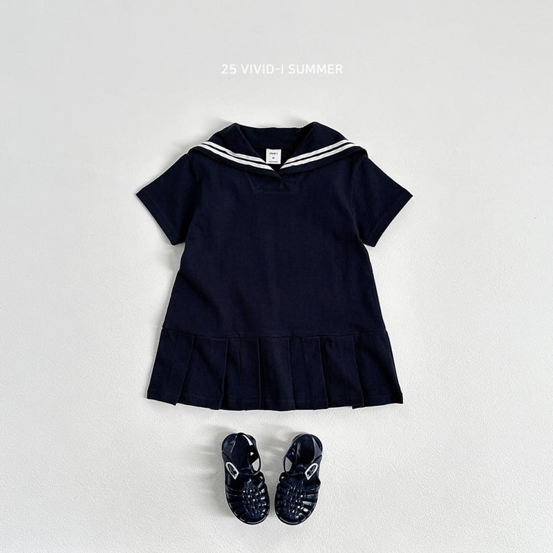Vivid I - Korean Children Fashion - #childrensboutique - Sailor One-piece - 4