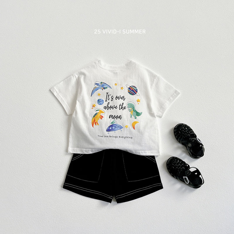 Vivid I - Korean Children Fashion - #designkidswear - Space Dino Short Sleeve Tee - 10