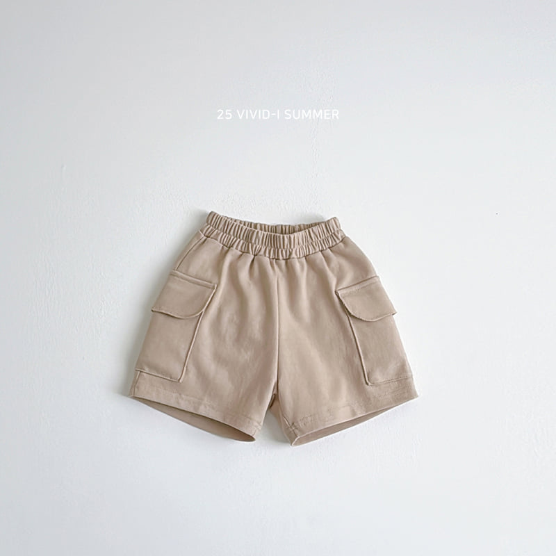 Vivid I - Korean Children Fashion - #designkidswear - Cargo Half Pants - 6