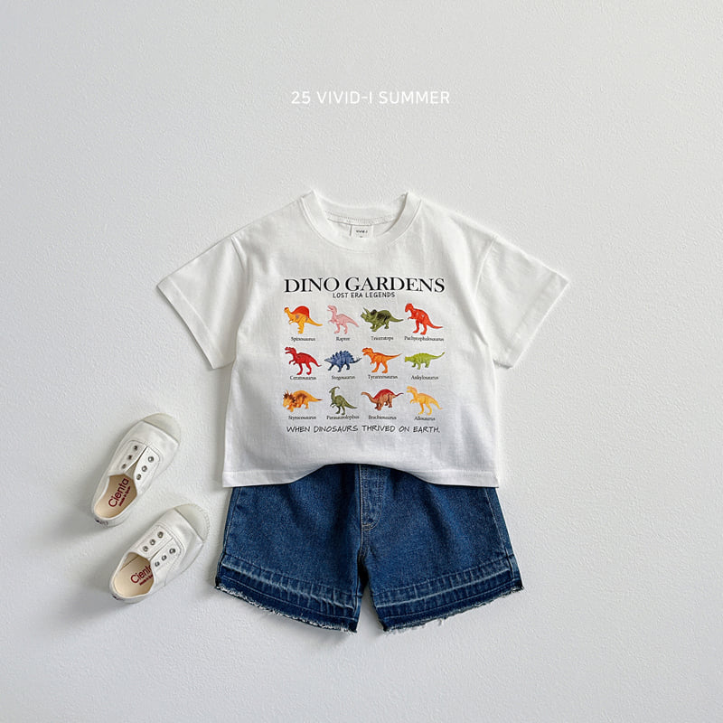 Vivid I - Korean Children Fashion - #designkidswear - Mini Dino Short Sleeve Tee - 9