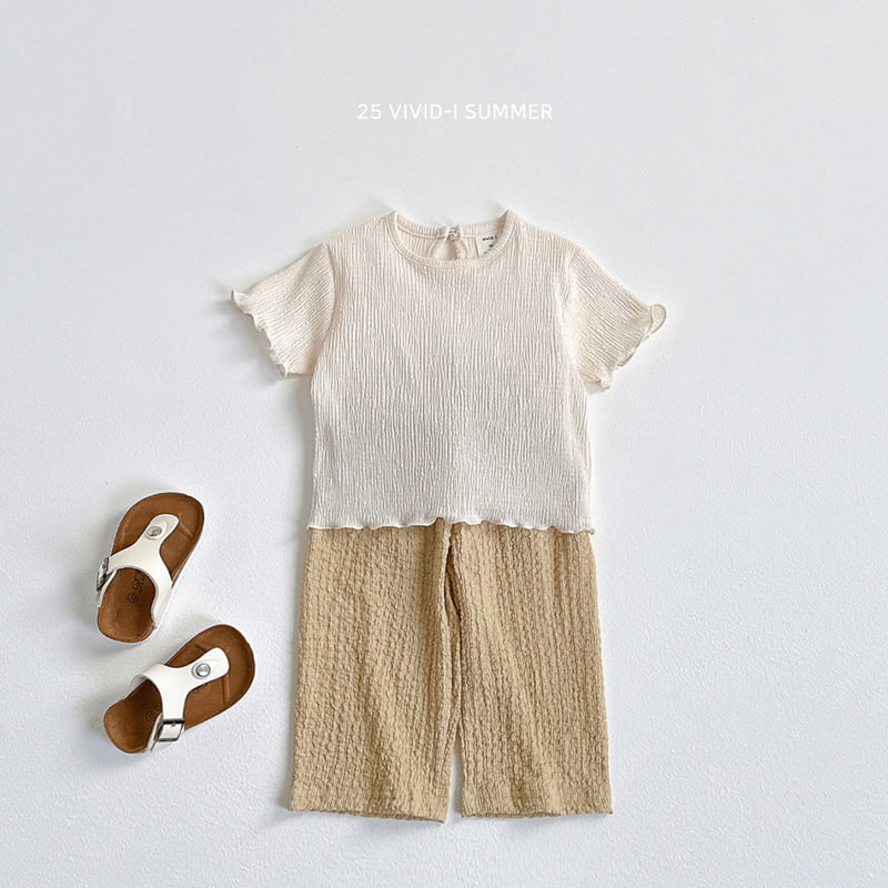 Vivid I - Korean Children Fashion - #designkidswear - Pleats Wave Set - 8