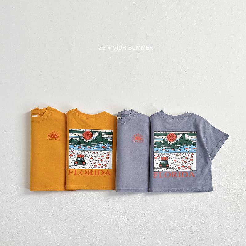 Vivid I - Korean Children Fashion - #designkidswear - Florida Short Sleeve Tee - 3