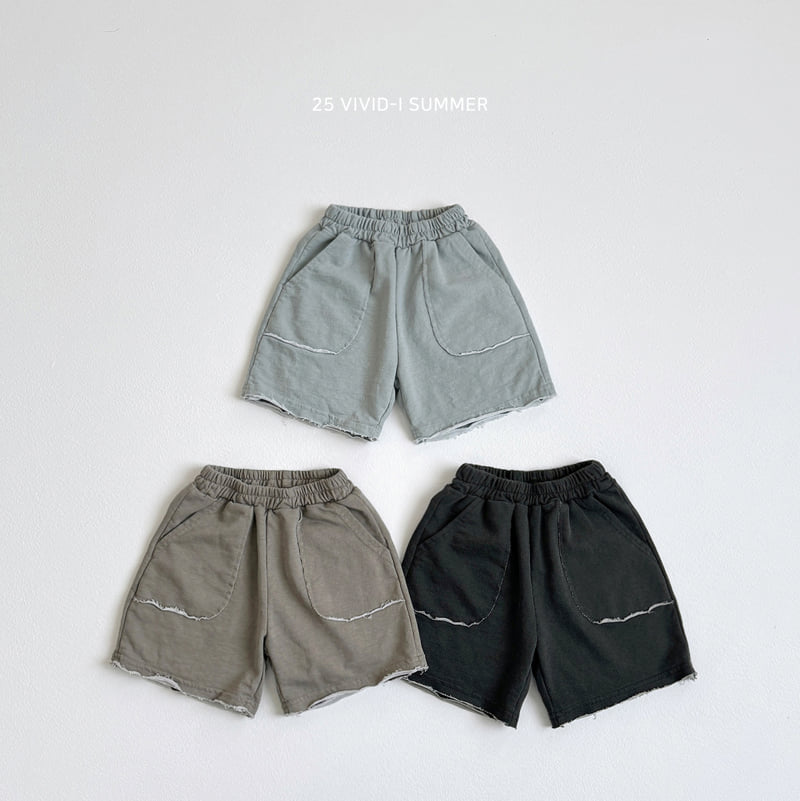 Vivid I - Korean Children Fashion - #designkidswear - Pigment Shorts