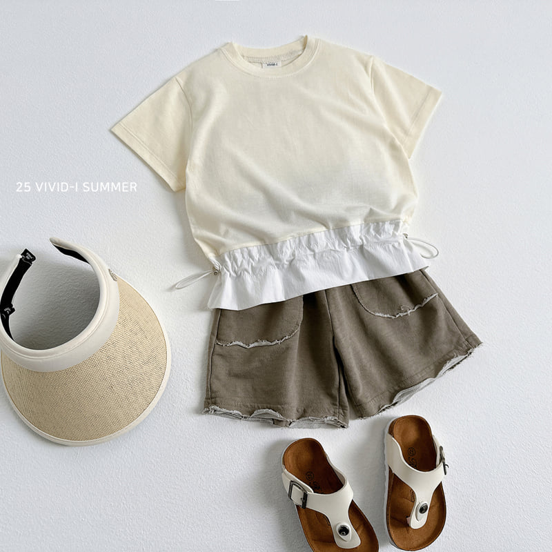 Vivid I - Korean Children Fashion - #designkidswear - Bottom String Tee - 9