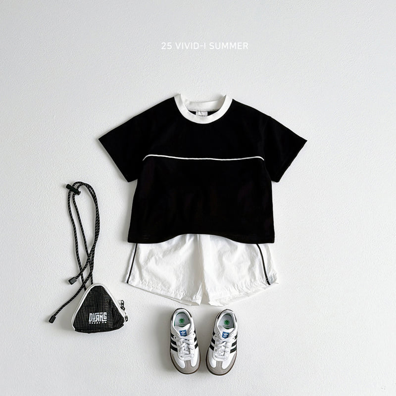 Vivid I - Korean Children Fashion - #designkidswear - Rustling Piping Shorts - 9