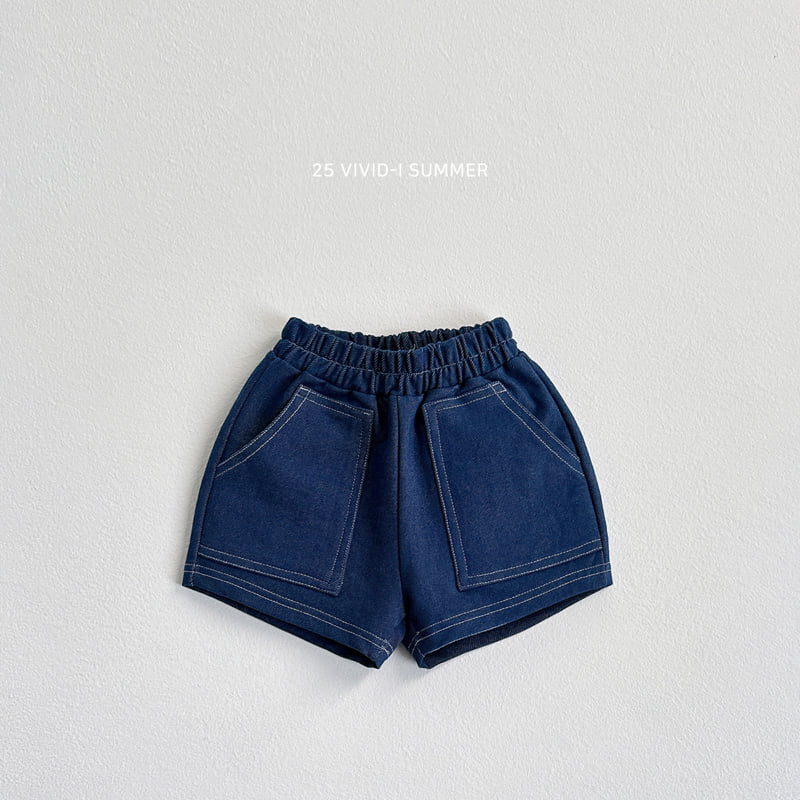 Vivid I - Korean Children Fashion - #designkidswear - Stretch Pocket Shorts - 5