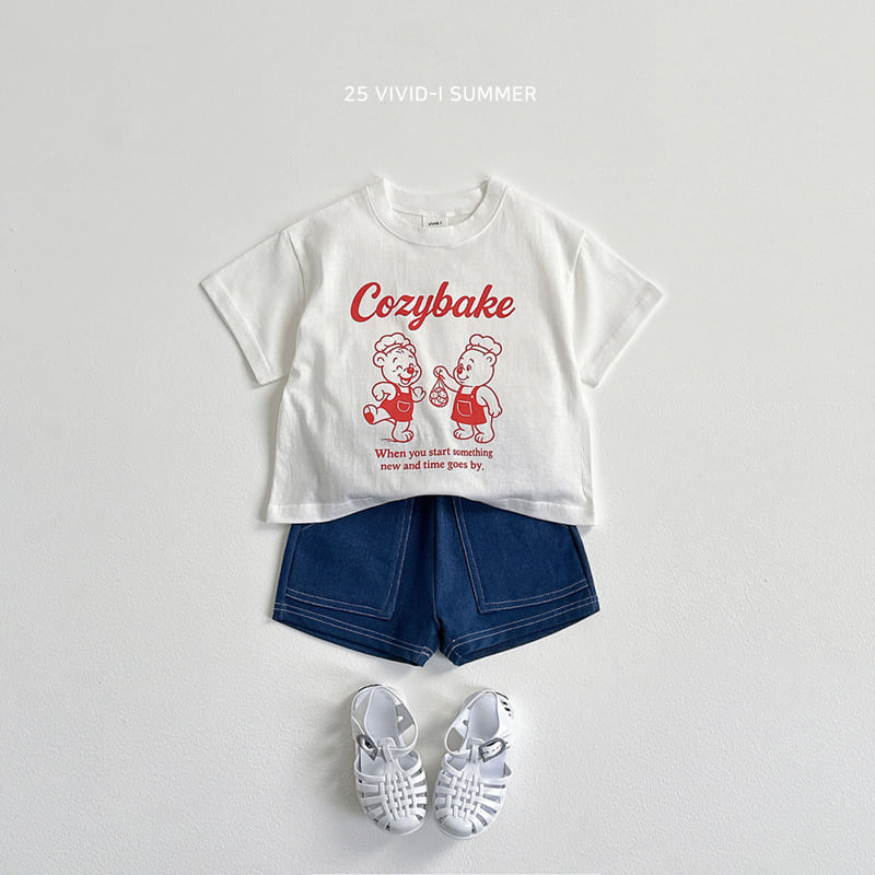 Vivid I - Korean Children Fashion - #discoveringself - Cooking Bear Check Set - 8