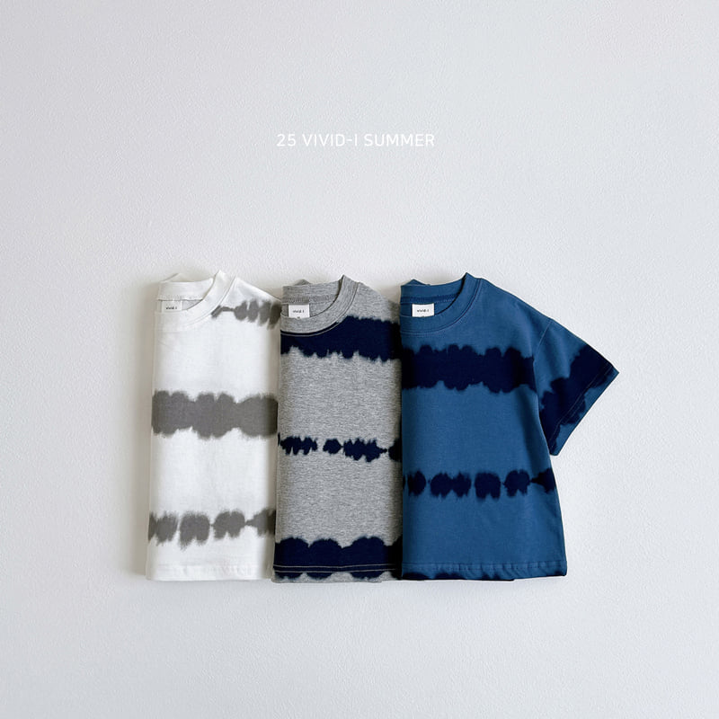 Vivid I - Korean Children Fashion - #discoveringself - Tie Water Printed Tee