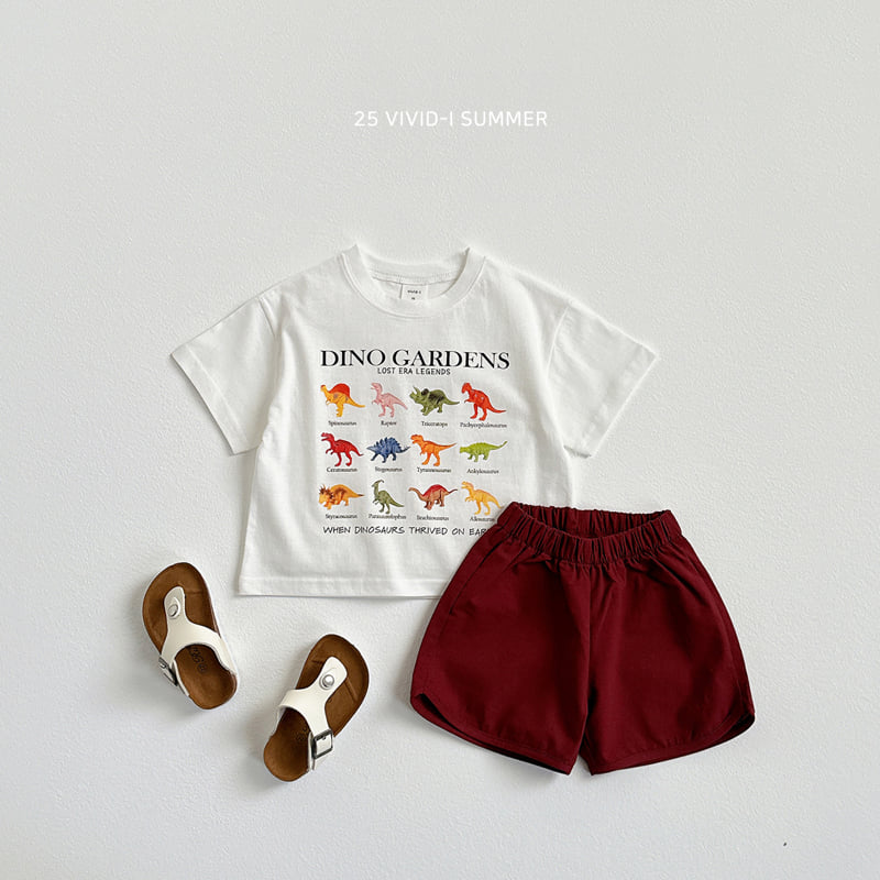 Vivid I - Korean Children Fashion - #discoveringself - Mini Dino Short Sleeve Tee - 10