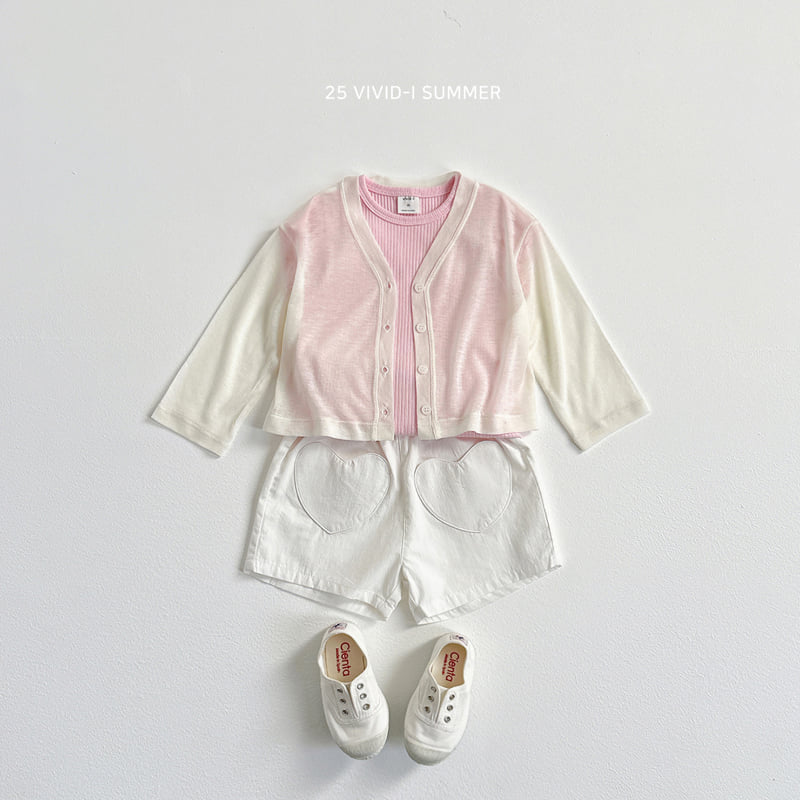 Vivid I - Korean Children Fashion - #discoveringself - Heart Pocket Shorts - 7