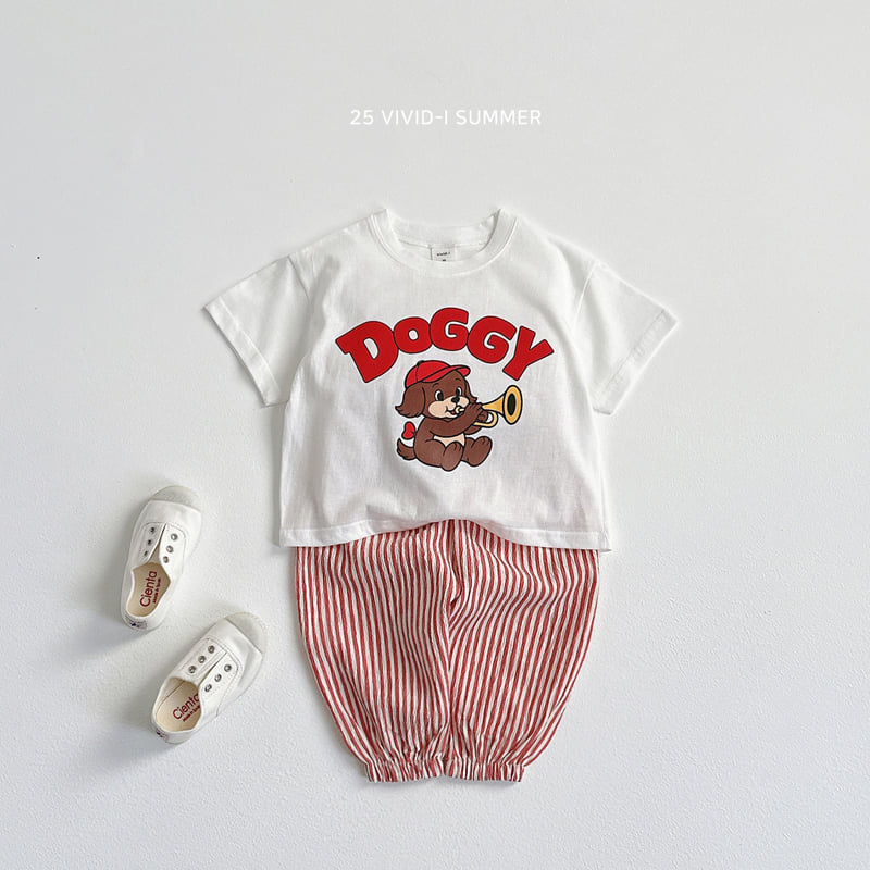 Vivid I - Korean Children Fashion - #designkidswear - Vertical Stripe Pants - 4