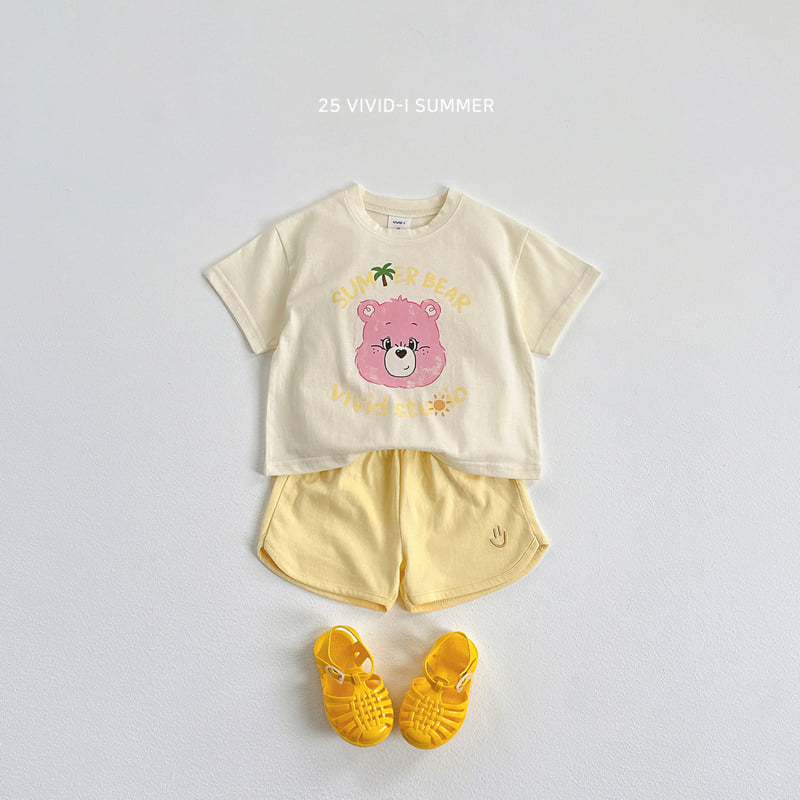 Vivid I - Korean Children Fashion - #discoveringself - Summer Bear Short Sleeve Tee - 11