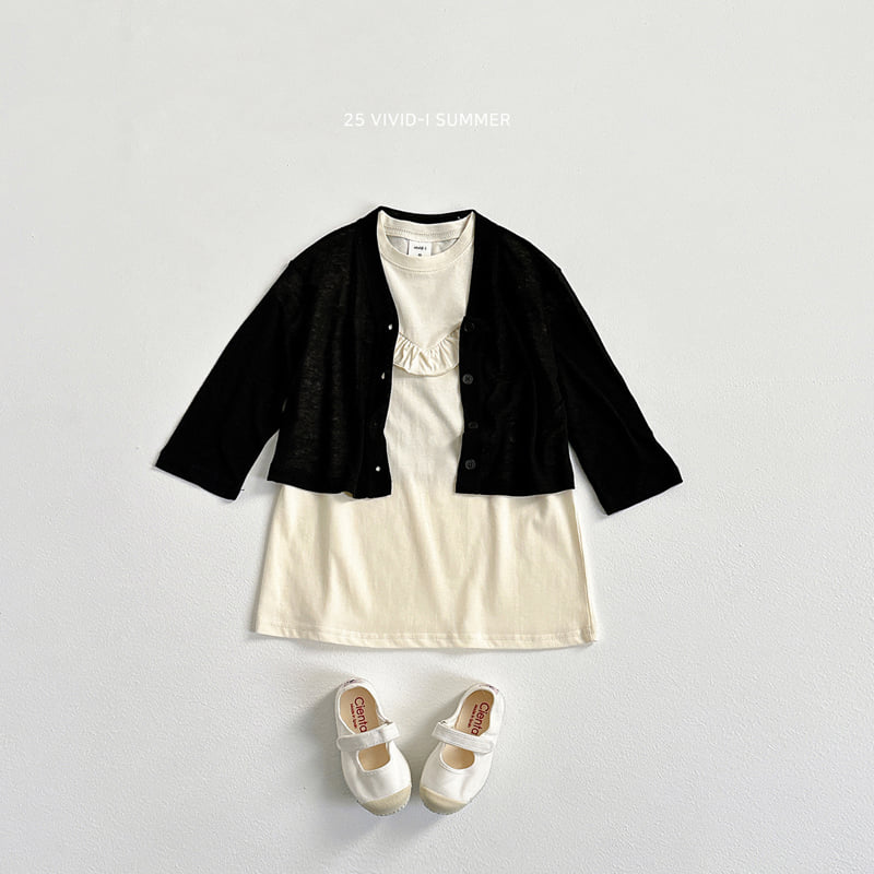Vivid I - Korean Children Fashion - #discoveringself - V Frill One-piece - 8