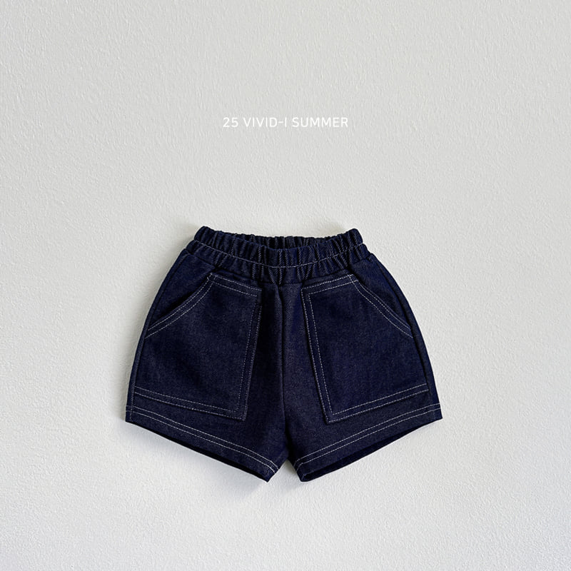 Vivid I - Korean Children Fashion - #discoveringself - Stretch Pocket Shorts - 6