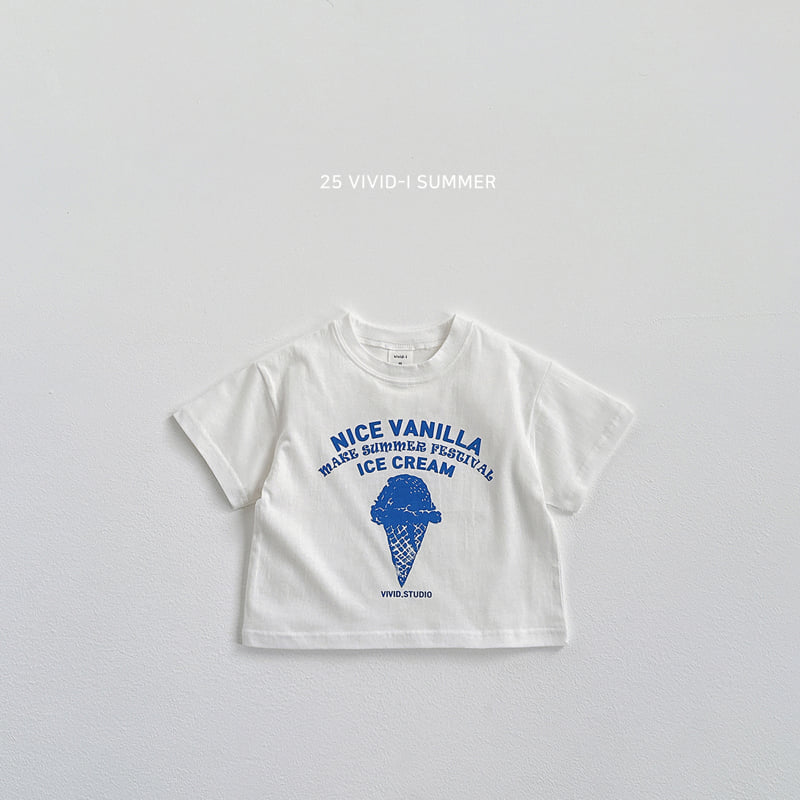 Vivid I - Korean Children Fashion - #discoveringself - Ice Cream Cone Tee - 5