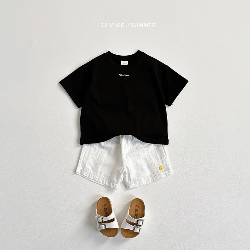Vivid I - Korean Children Fashion - #fashionkids - Smile Rustling Shorts - 12