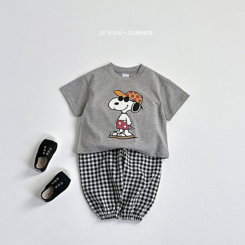 Vivid I - Korean Children Fashion - #fashionkids - Beach Puppy Short Sleeve Tee - 11