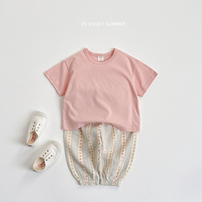 Vivid I - Korean Children Fashion - #fashionkids - One Plus One Short Sleeve Tee - 10