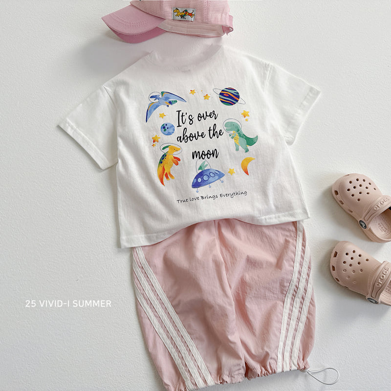 Vivid I - Korean Children Fashion - #fashionkids - Space Dino Short Sleeve Tee - 12