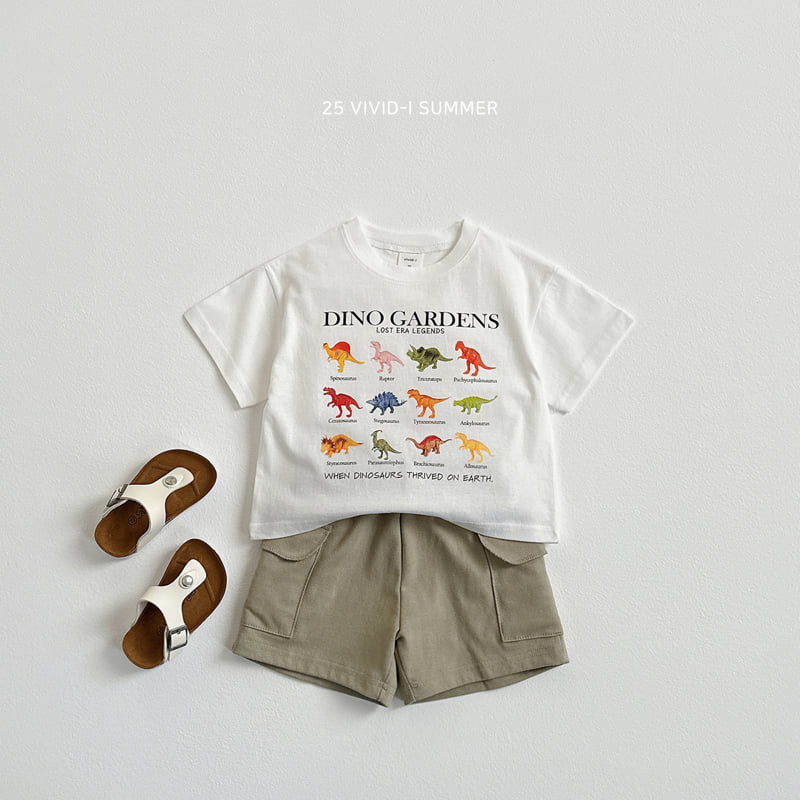 Vivid I - Korean Children Fashion - #fashionkids - Mini Dino Short Sleeve Tee - 11