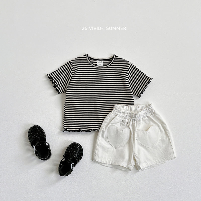 Vivid I - Korean Children Fashion - #fashionkids - Heart Pocket Shorts - 8