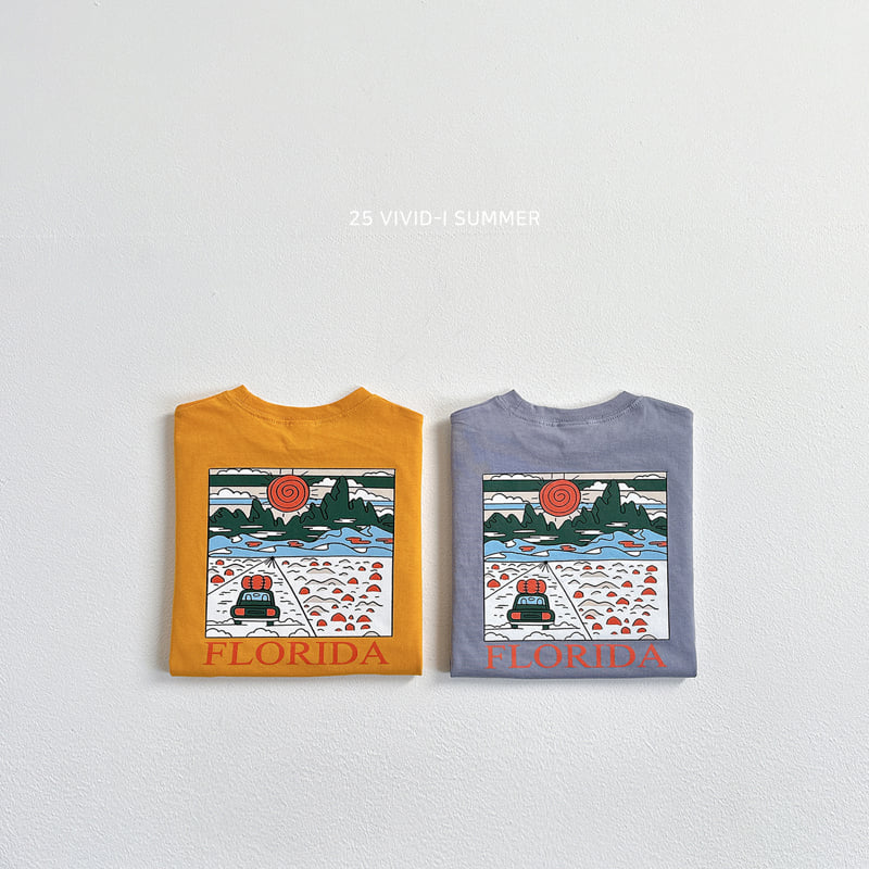 Vivid I - Korean Children Fashion - #fashionkids - Florida Short Sleeve Tee - 5