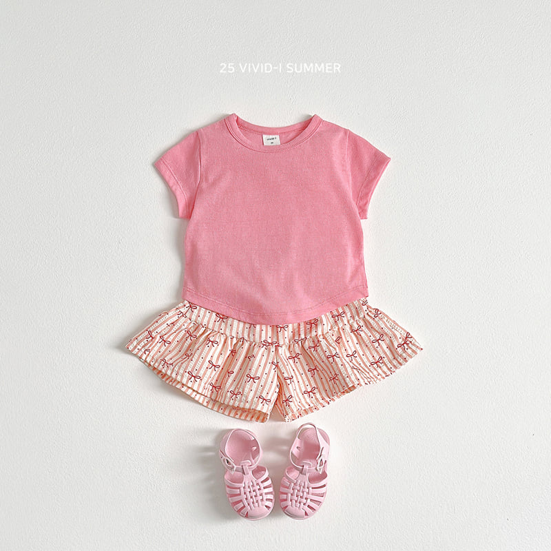 Vivid I - Korean Children Fashion - #fashionkids - Rounded Hem Long Tee - 9